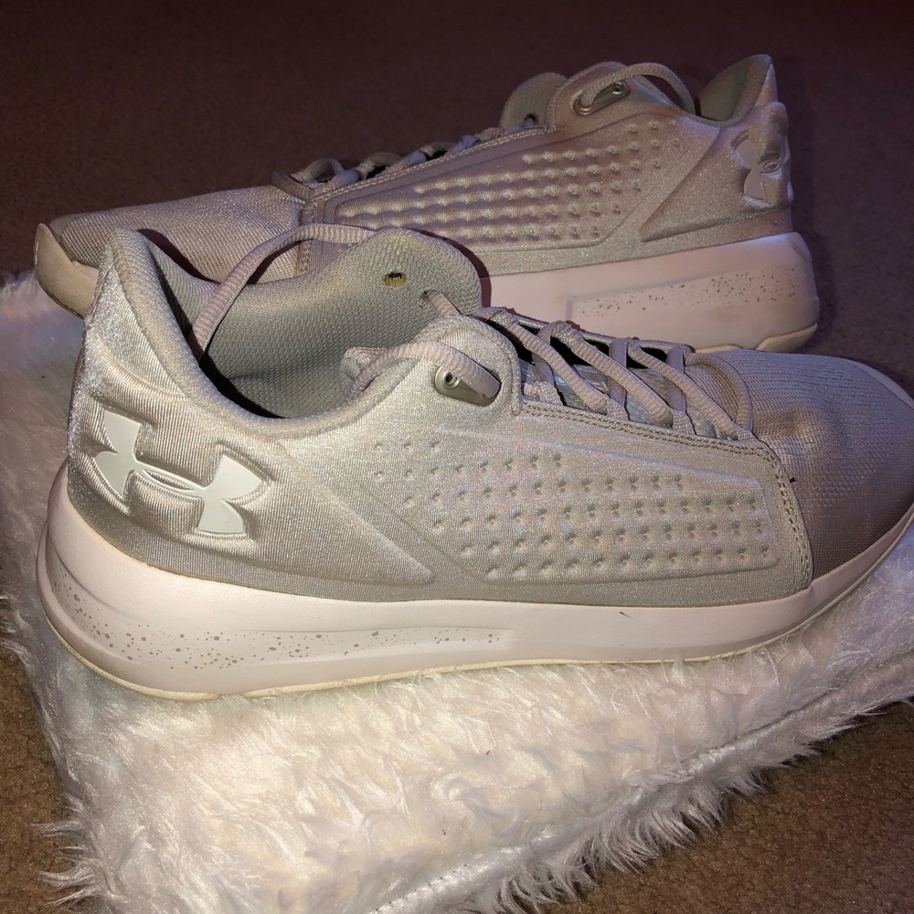 Gray Under Armour Training Sneaker